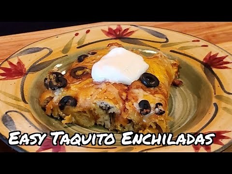 Frozen Taquito Enchiladas Cheater Enchiladas Lazy Enchiladas