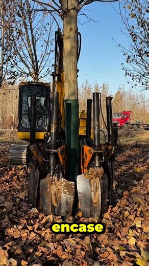 Moving Giant Trees #shorts #heavyequipment #landscaping