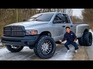 Cummins Dually Gets MASSIVE Wheels & Tires! (10FT WIDE)