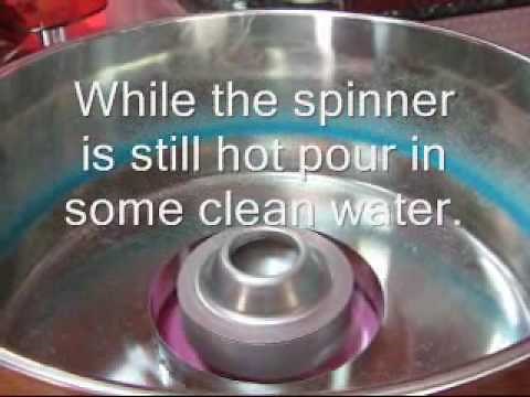 How to operate a Cotton Candy Machine