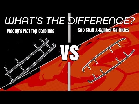 Woody's Flat Top Carbides vs Sno Stuff X-Caliber Carbides | What's The Difference
