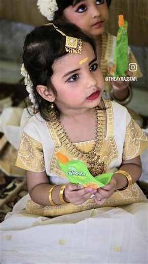 Little Tulasi Princess 🌿✨ | Pure Traditional Vibes #Shorts 👑