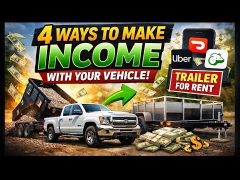 4 Ways to Make Money With Your Vehicle (Step-by-Step System)
