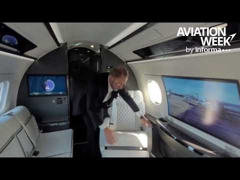 Inside The New Embraer Praetor 600E - A Closer Look At The Aircraft Seats