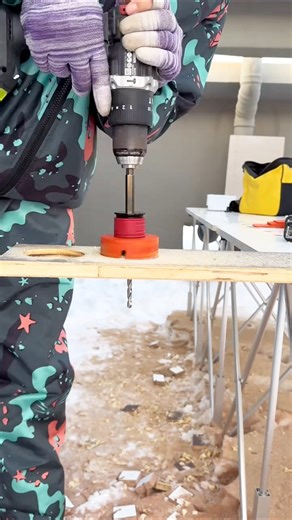 part643😱#Perfect Circle in Seconds🔩This Drill Trick is InsaneThis#Tool Cuts#Perfect🛠Holes Like Magic