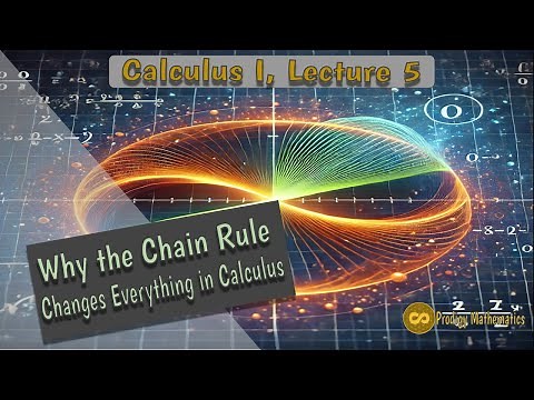 [Lecture 5, Calc I]: Why the Chain Rule Changes Everything in Calculus