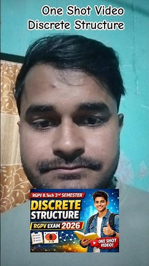 Discrete Structure One Shot Video RGPV