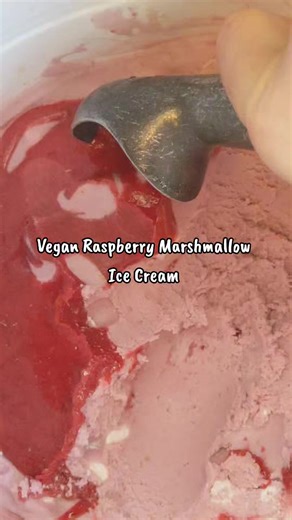 Vegan Raspberry Marshmallow Ice Cream The Whole Raspberries Bring A Tangy, Tart Pop, Juicy And Fresh, And The #vegan Marshmallows Add A Chewy, Fluffy Texture 😋 💪 Scooping Everyday 1 - 9 PM 💥 Check Our Story For Updated Vegan And Dairy Menus! #vashtiroseicecream #portmoody #icecream #vashtiroseveganicecream