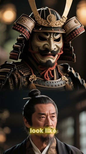 🤫Masks of Horror Why do samurai need Mempo👺 #samurai #mempo #history #japan