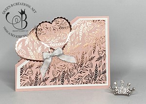 Corner Angle Pop-Up Card | Queen B Creations