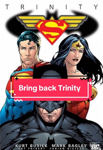 I want a Trinity series as in Batman, Wonder Woman and Superman. I would love it to come back… #wonderwoman #batman #superman #dccomics #trinity