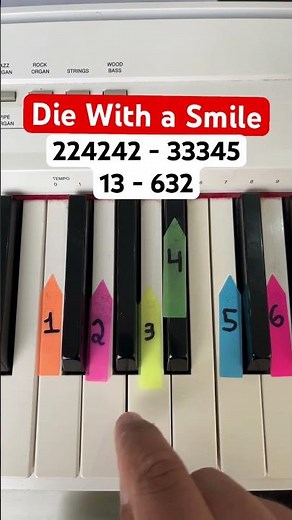 🎹😍 Die With A Smile 💔 Easy Piano!