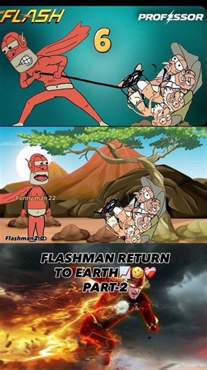 𝐅𝐥𝐚𝐬𝐡𝐌𝐚𝐧_𝟐.𝟎 ™__🌊✨🌀 on Instagram: "FLASHMAN &PROFICER part-2❤️‍🩹😂📈 #flashman #trending #viral #flashman2 #draculavsflashman #telugumemes #aparijitudu#comedy"