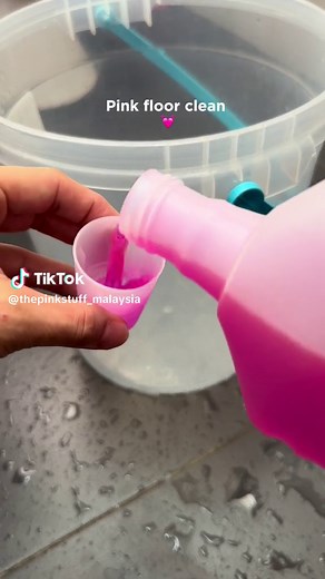 Spotless Floors with Pink Stuff All Purpose Floor Cleaner