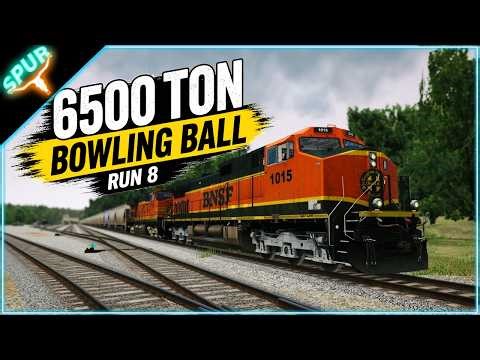 Heavy Unit Fly Ash Train - The Bowling Ball Run Pt .1 | Run 8 Train Simulator