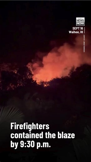 A brush fire on Maui scorched one acre, but took firefighters more than 10 hours to extinguish. Here's why fire officials said it took an extended amount of time. Head to the link in the comments to learn more. | Hawaii News Now