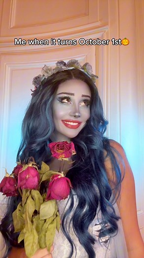 38K views · 285 reactions | Who’s excited for Halloween?!  #Halloween #costume #makeup #corpsebride #timburton | Star Abelar | Facebook