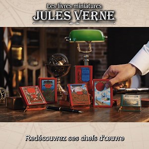 📚Jules Verne, la collection de livres miniatures inédite ! Le N°1 : Voyage au centre de la Terre, 1€ seulement !😍 | Hachette Collections