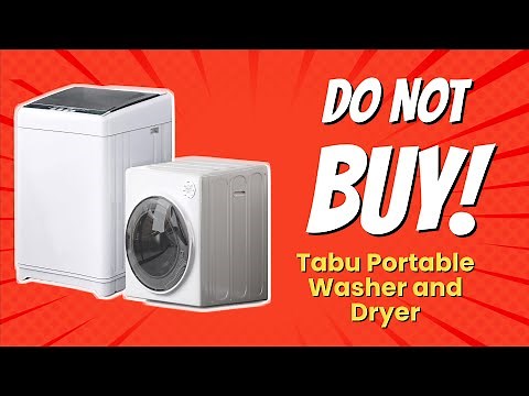 DON'T BUY TABU Portable Washer and Dryer Before Watching THIS! (7 Reasons)