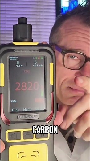 CO₂ Monitor Explained: How NDIR Sensors Work! #shorts