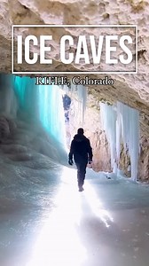 🧊 Ice Cave 👇 📍 Rifle Mountain Park My favorite Colorado experience last winter! 🤔 Know before you go: 🧭 follow your GPS to Rifle Mountain Park. You’ll know you’re there when you see a kiosk at the entrance. it’s just a short drive to the Kopers Trailhead. 🥾 You must wear spikes! ice floors! 🧊 There are four ice caves but most visit the first two in under a mile. 🥾 You can trail it from cave to cave or walk the dirt road and bypass the hike. 📍Also see Rifle Falls, just a few miles away. 