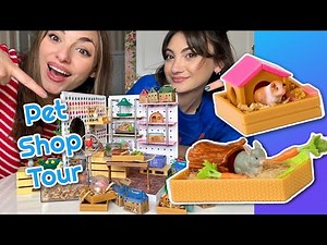 Our Mini Pet Shop Tour! Every Animal and Habitat + fully stocked shelves.