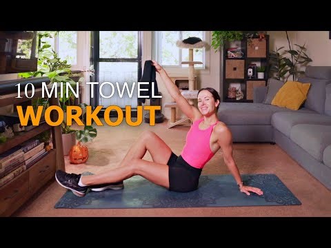 10-Minute Full Body Workout with a Towel – Beginner Friendly, No Equipment!