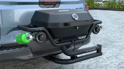 HitchFire F-20 Grill: Power and Space for Outdoor Cooking