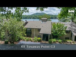 Tour This Charming Lake Toxaway Condo with Private Boat Dock