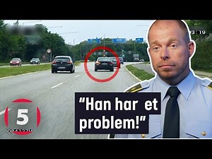Bilist kører vanvittigt i Århus by! | Fanget På Politiets Kamera | Kanal 5 Danmark