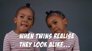 VIDEO: When twins realise they look alike, their reaction is just hilarious! ￼ Video Credit: McClure Twins Family | Parents Magazine