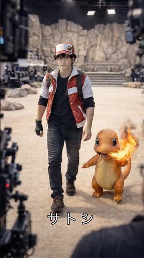初代ジムリーダーをAI実写化｜ポケモン実写映画メイキング｜ポケットモンスター 赤・緑・青・ピカチュウ #実写化 #AI #アニメ #ポケモン