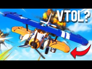 I Built A VTOL Biplane To Dominate in DEATHMATCH!