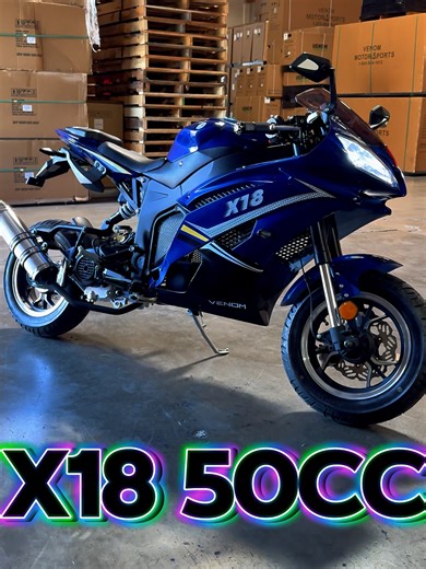 It’s a 49cc motor scooter, and it doesn’t require a motorcycle license in most states 🪪🏍️ #Venom #X18 #Motorcycle #49cc #scooter #moped