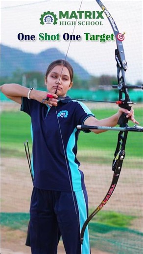 Aim High, Stay Focused, Achieve Greatness ✨ | Archery Excellence at #matrixhighschool #mhs #shorts