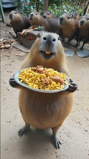 🔥 Capibara Sings the Chicken Wing Song & Dances! 🐹🎶