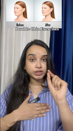 Double Chin Exercises | Face Yoga for a Slim Jawline #doublechinexercise #doublechin #yogaforface