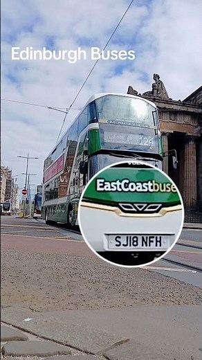 Lothian Buses on Princes Street in Edinburgh #busspotting #lothianbuses #busenthusiast