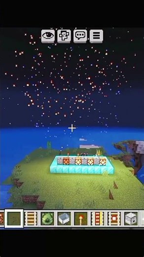 Minecraft Automatic Light & Firework System! ⚡💥 Super Easy Redstone Build