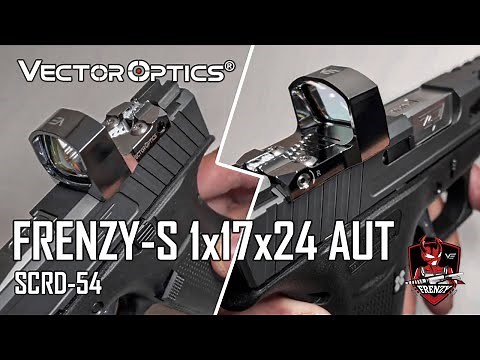 Vector Optics Frenzy-S 1x17x24 Chrome Pistol Red Dot Sight