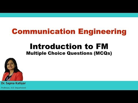 Introduction to Frequency Modulation (FM) - Multiple Choice Questions (MCQs) (AKTU)