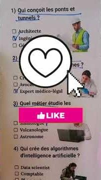 Test your knowledge of different professions in 30 seconds! #quizfrance #quizfrançais #métiers