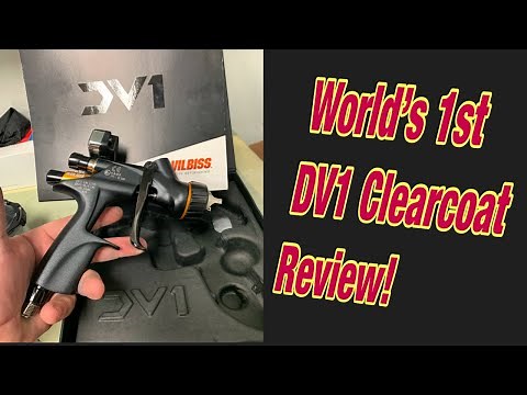 World's First Devilbiss DV1 Clearcoat Gun, REVIEW & RAW Reactions!