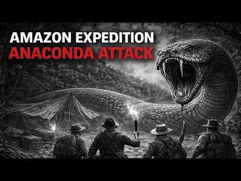 1907 Amazon Expedition - The Anaconda That Followed Them... Then Attacked the Camp