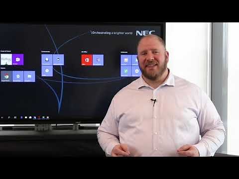 NEC Display Solutions InfinityBoard® - Welcome to a world of collaboration