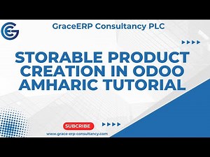 Storable Product Creation in odoo ERP(V16) | Amharic Tutorial