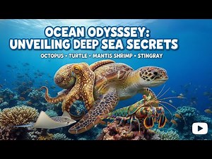 The Ocean Life animal sea relaxing 4k video