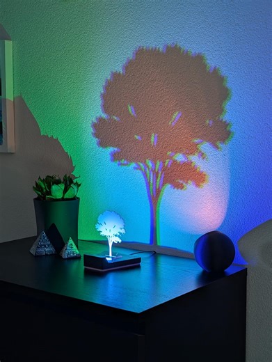 Lampe D'ambiance Arbre LED RGB USB-C (5V) – Contrôle Bluetooth via App - Etsy