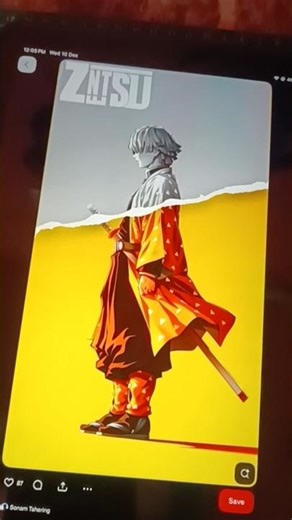 “Zenitsu Drawing | Demon Slayer Thunder Breathing Art Tutorial | Anime Sketch for Beginners”