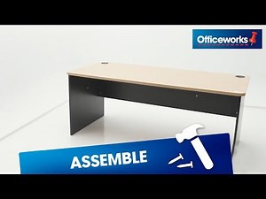Toro Straight Desk Assembly Instructions